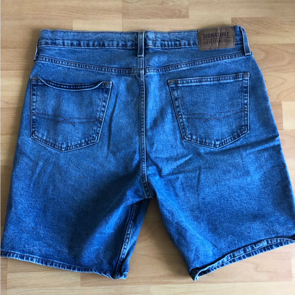 Signature by Levi Strauss Blue Denim Men’s Shorts